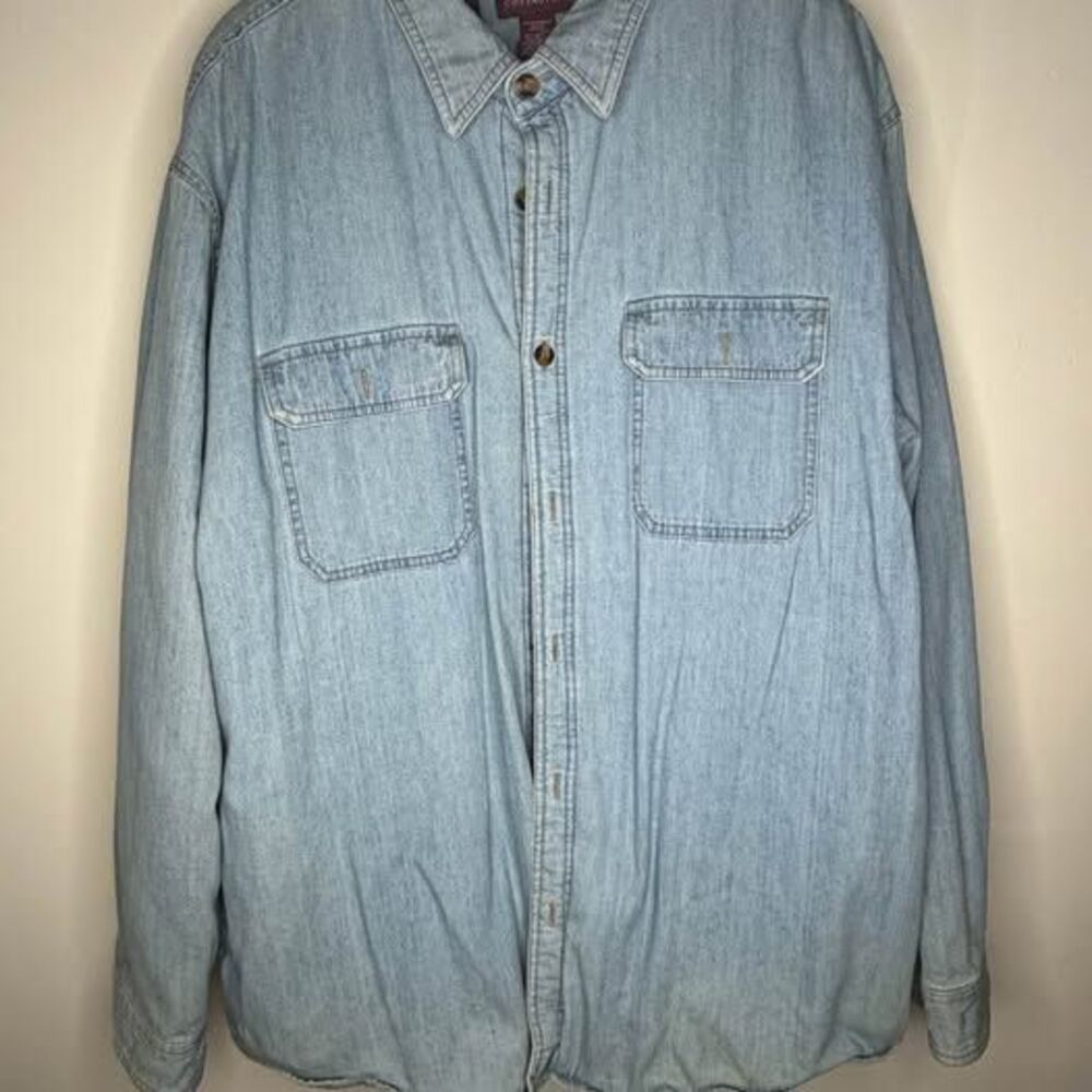 Covington Mens Denim Jacket 2XL